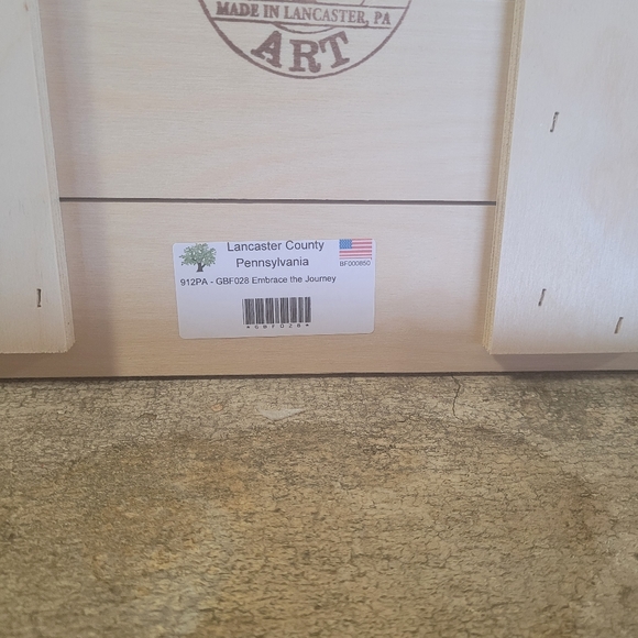 NWT Embrace The Journey Pallet Art - Picture 4 of 4